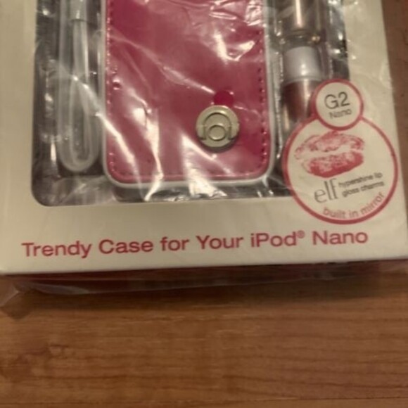 Fashionation Faux Leather Trendy Protective Case for ipod Nano 2nd Gen Pink - Picture 5 of 9